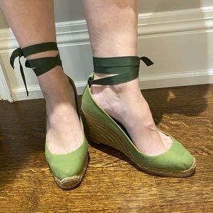 Louboutin Green Espadrilles Size 41